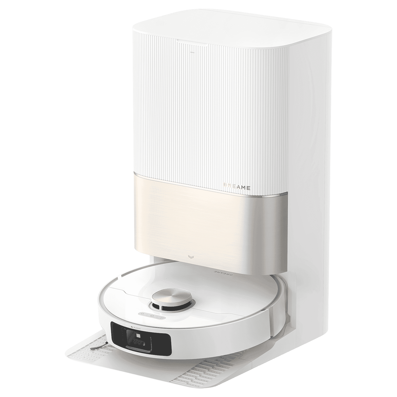 DREAME X40 Ultra Robotic Vacuum Cleaner & Mop with Self Emptying (MopExtend RoboSwing Technology, White)