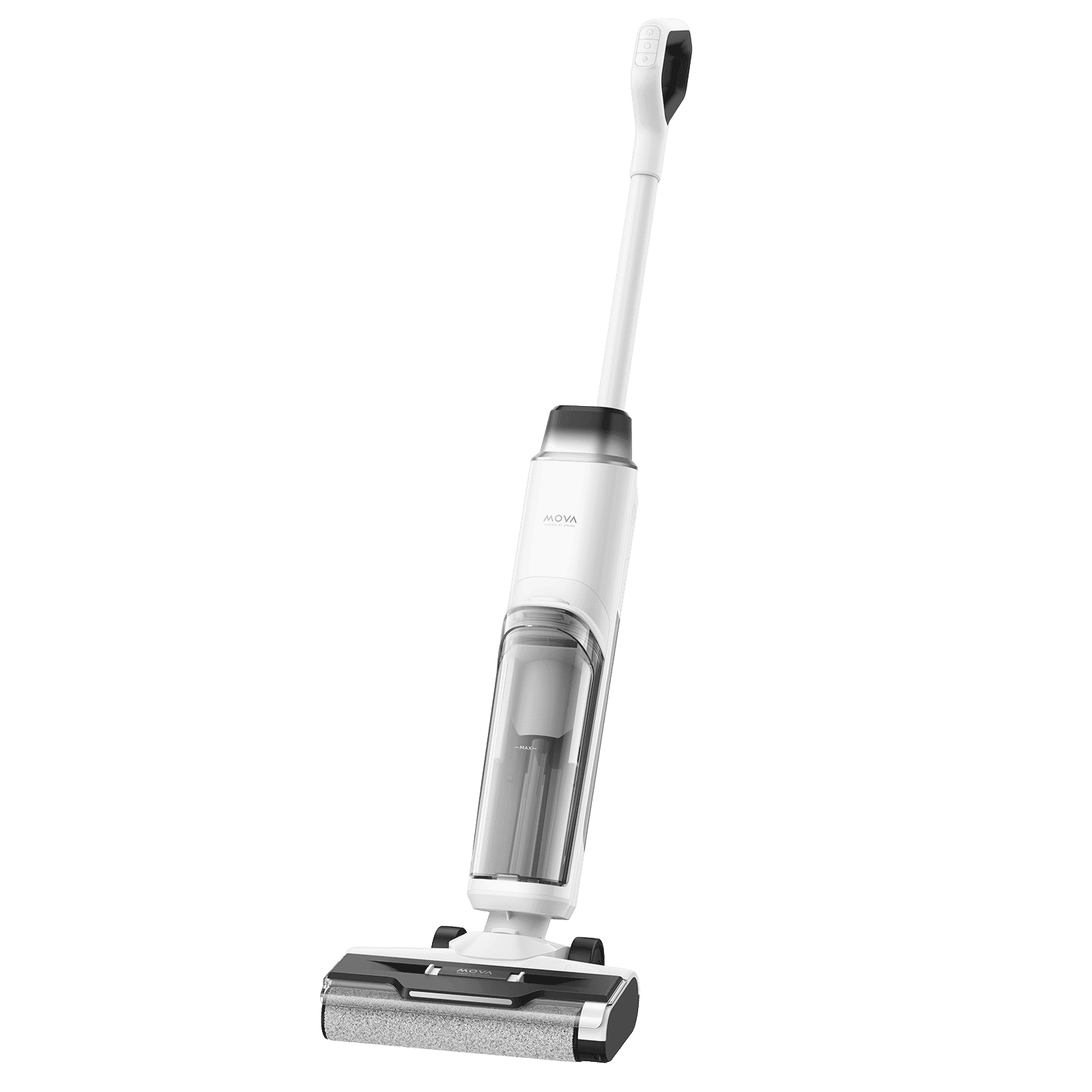 DREAME Mova K10 Pro 220W Cordless Wet & Dry Vacuum Cleaner with Smart Dirt Detection (LED Display, White)