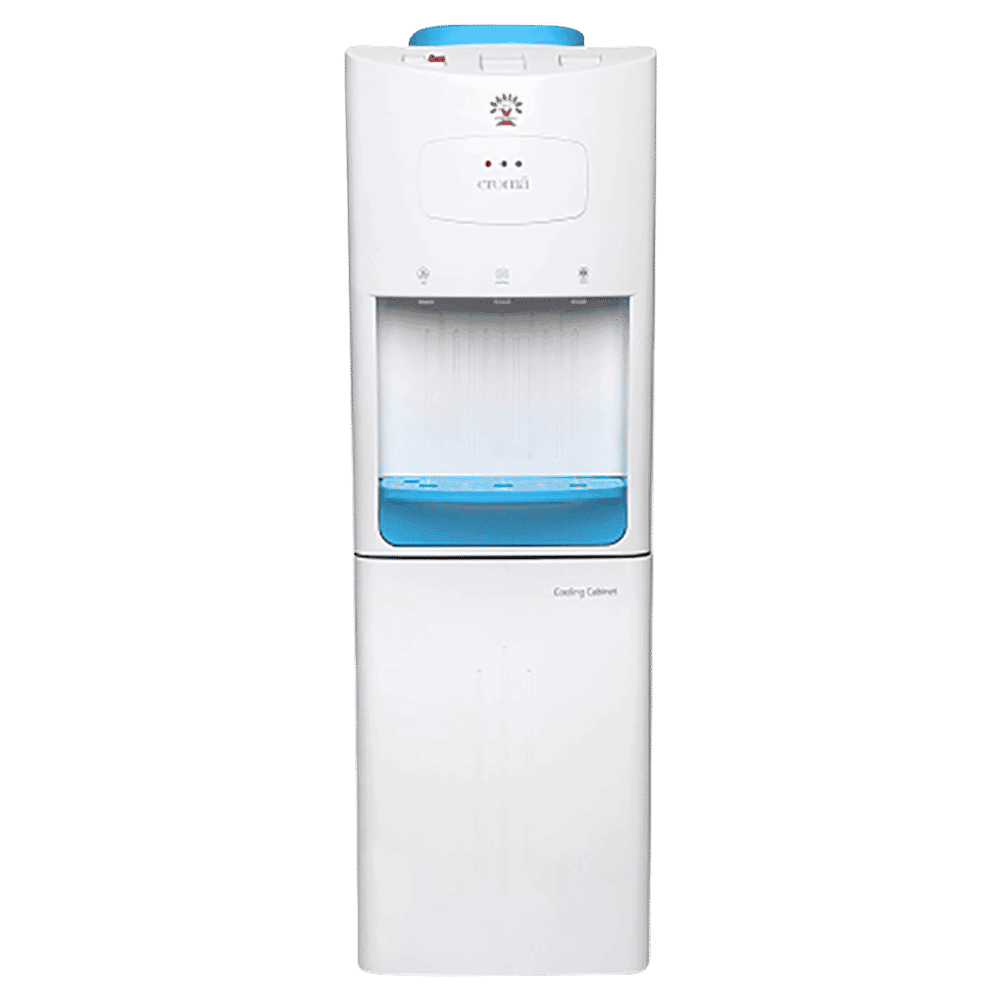 Croma Hot, Cold & Normal Top Load Water Dispenser with Cooling Cabinet (White)