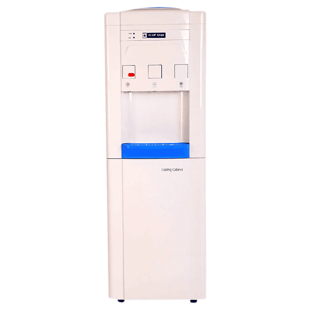 Blue Star GA Series Hot, Cold & Normal Top Load Water Dispenser with Cooling Cabinet (White)