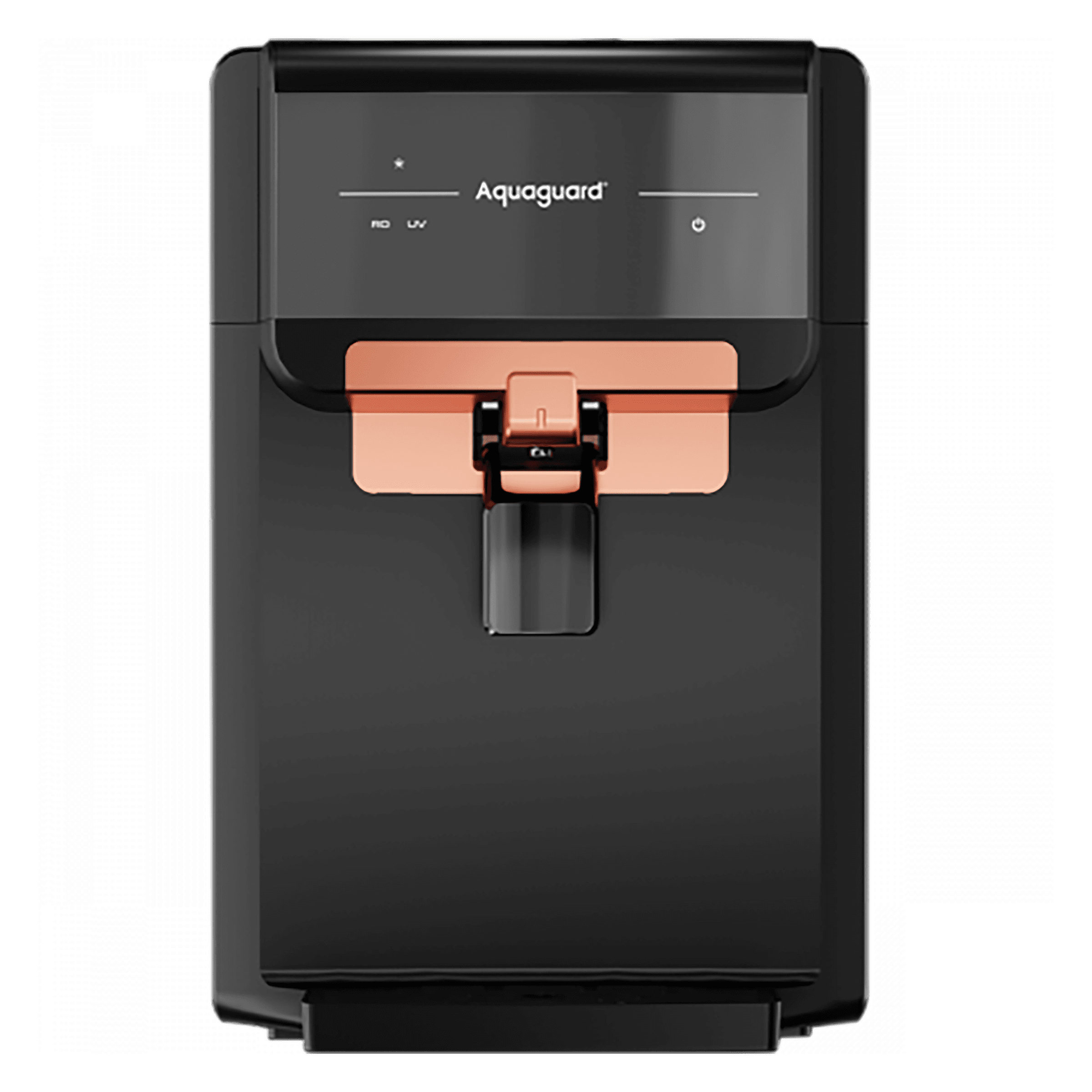 Aquaguard Eden 6L RO + UV + MTDS + SS Smart Water Purifier with Active Copper Zinc Booster Tech and 7 Stage Purification (Deep Black)