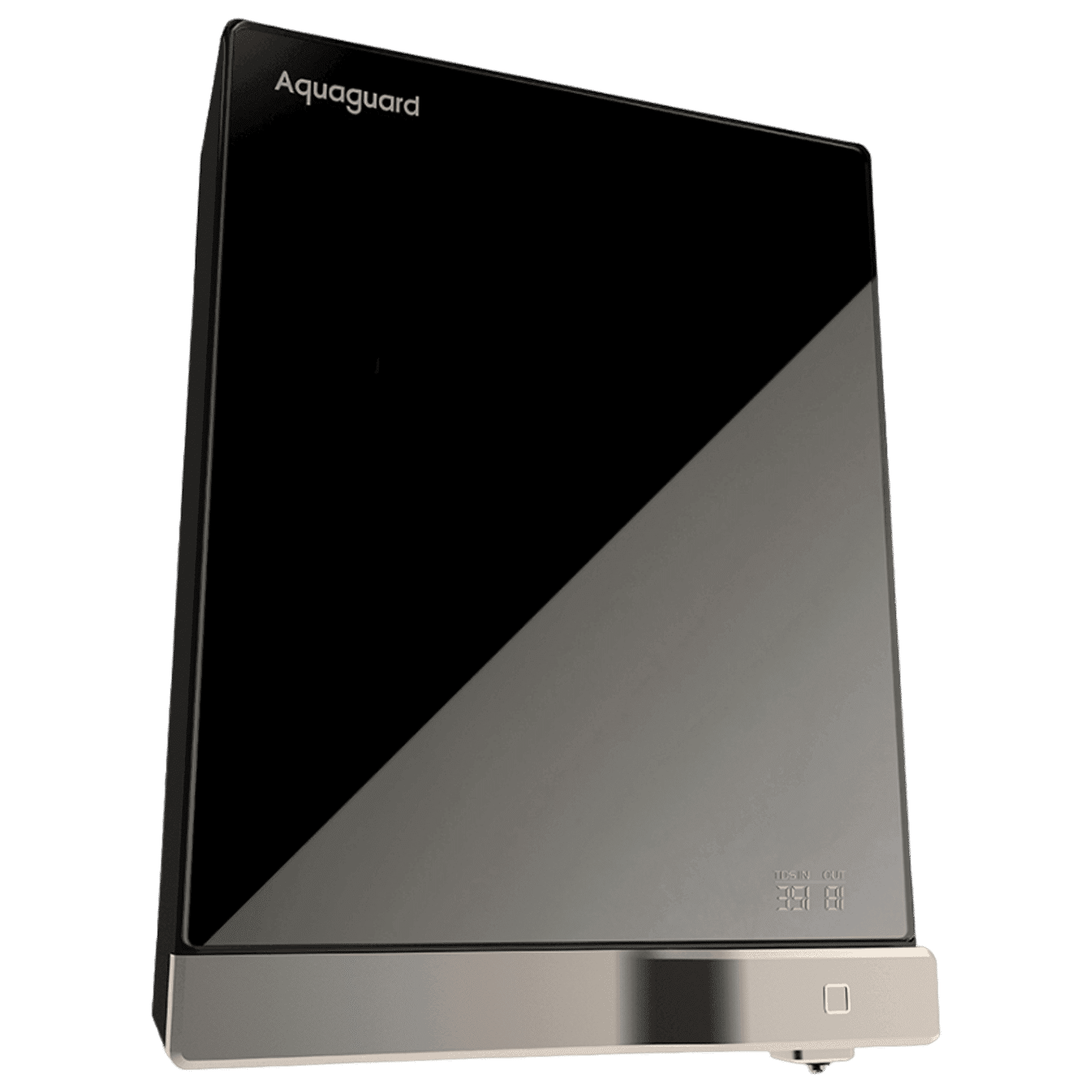 Aquaguard Slimtech Glass 3.6L RO + UV + TA Water Purifier with 5th Gen UV LED (Black)