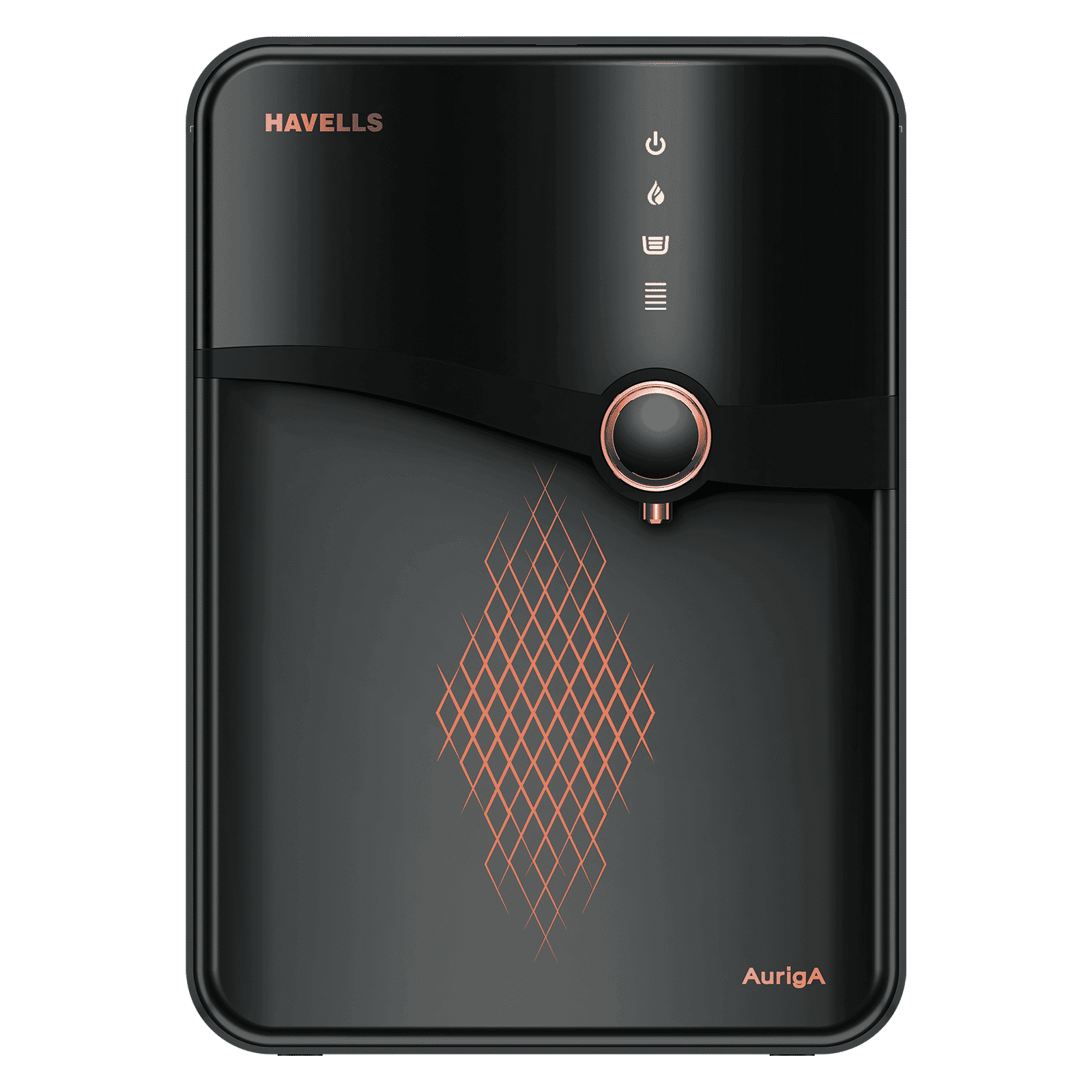 HAVELLS 6.5L RO + UV Water Purifier with i-protect Purification Monitoring (Dark Grey)