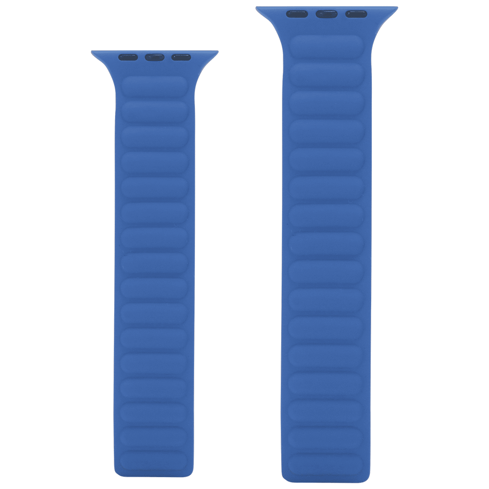 Croma Magnetic Strap for Apple iWatch (42mm / 44mm / 45mm) (Apple Compatible, Blue and Tan)