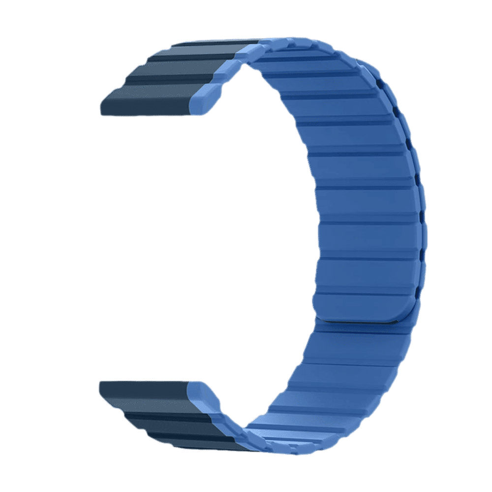 GRIPP Dual Reverser Silicon Magnetic Strap for Apple Watch Ultra 2, Watch Ultra, Watch Series SE, 4, 5, 6, 7, 8, 9 & 10 (44mm / 45mm / 46mm / 49mm) (Lightweight, Dark Blue & Light Blue)