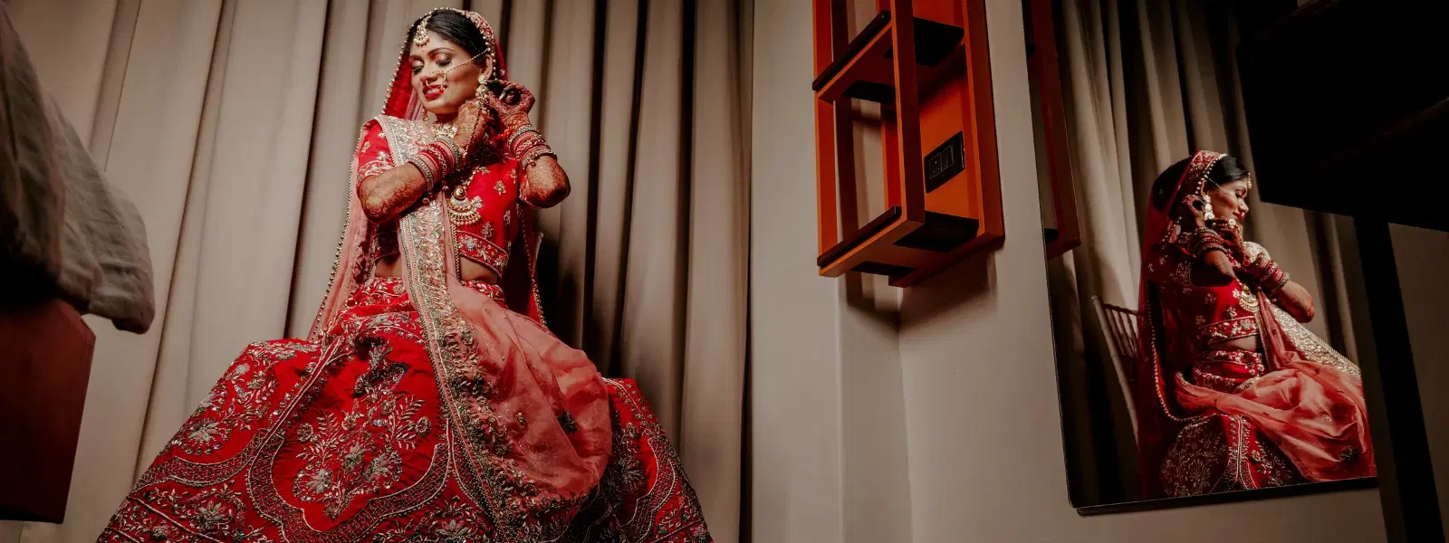 How to Style a Red Lehenga with Perfect Jewellery